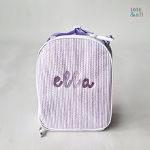 Load image into Gallery viewer, Personalised Lunch Bag in Purple