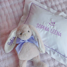 Load image into Gallery viewer, Personalised Pillow in Purple