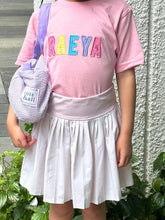 Load image into Gallery viewer, Personalised Multicolour Pink Kids T-shirt