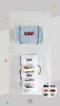 Load image into Gallery viewer, Personalised Packing Roll Bag in Blue