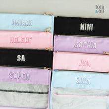 Load image into Gallery viewer, Personalised Clear Flat Pouch