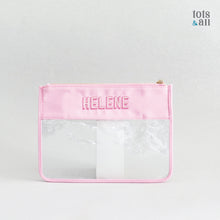 Load image into Gallery viewer, Personalised Clear Flat Pouch