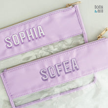 Load image into Gallery viewer, Personalised Clear Flat Pouch