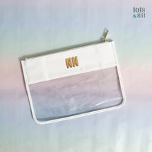 Load image into Gallery viewer, Personalised Clear Flat Pouch