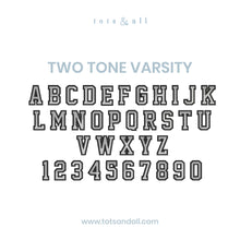 Load image into Gallery viewer, Personalised Varsity Tot Bag in XL