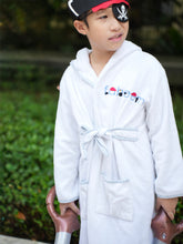 Load image into Gallery viewer, Personalised Bathrobe in Pirate Font