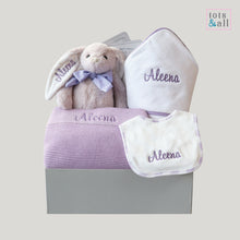 Load image into Gallery viewer, Grand Deluxe Tot Box in Knitted Purple