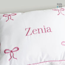 Load image into Gallery viewer, Personalised Ribbon Pillow