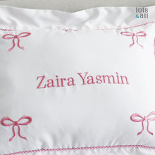 Load image into Gallery viewer, Personalised Ribbon Pillow