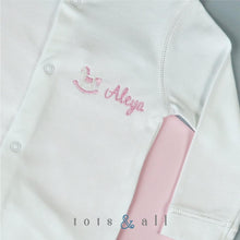 Load image into Gallery viewer, Personalised Baby Sleepsuit