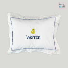 Load image into Gallery viewer, Personalised Pillow in Blue
