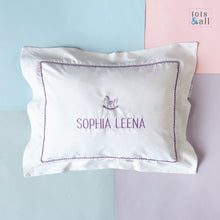 Load image into Gallery viewer, Personalised Pillow in Purple