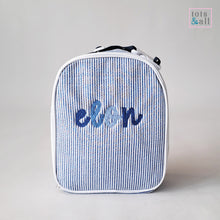 Load image into Gallery viewer, Personalised Lunch Bag in Blue