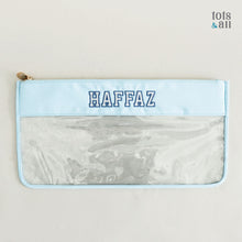 Load image into Gallery viewer, Personalised Clear Flat Pouch in XL