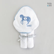 Load image into Gallery viewer, Personalised Tot Horse Hooded Towel