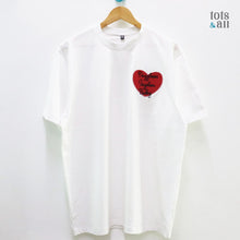 Load image into Gallery viewer, Personalise My Heart Adult TShirt in White