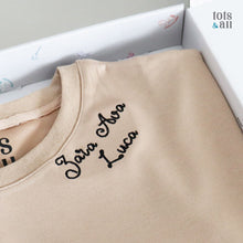Load image into Gallery viewer, *Limited Edition* Personalised Mother's Day Sweatshirt with Names in Beige