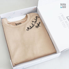Load image into Gallery viewer, *Limited Edition* Personalised Mother's Day Sweatshirt with Names in Beige