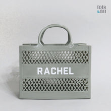 Load image into Gallery viewer, Personalised Jelly Tote Bag in Grey