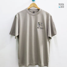 Load image into Gallery viewer, DAD Edition: The Personalised Embroidered Tee in Grey