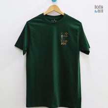 Load image into Gallery viewer, DAD Edition: The Personalised Embroidered Tee in Green