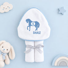 Load image into Gallery viewer, Personalised Tot Horse Hooded Towel