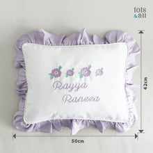 Load image into Gallery viewer, Personalised Tot Flower Pillow