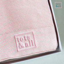 Load image into Gallery viewer, Personalised Knitted Blanket in Pink