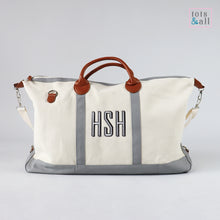 Load image into Gallery viewer, Personalised Weekender in Grey