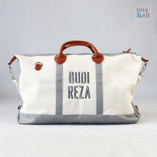 Load image into Gallery viewer, Personalised Weekender in Grey