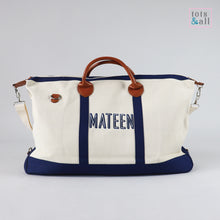 Load image into Gallery viewer, Personalised Weekender in Blue