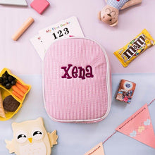 Load image into Gallery viewer, Personalised Lunch Bag in Pink