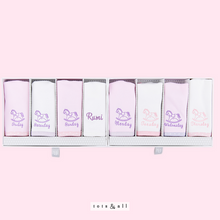 Load image into Gallery viewer, Days-of-the-Week Bib Set in Pink