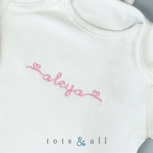Load image into Gallery viewer, Personalised Baby Romper with Details