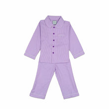 Load image into Gallery viewer, Purple Stripes Pyjamas Set