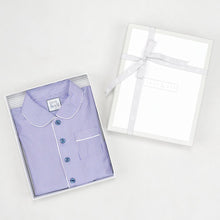 Load image into Gallery viewer, Dark Blue Stripes Pyjamas Set