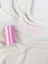 Load image into Gallery viewer, Personalised Knitted Blanket in Beige