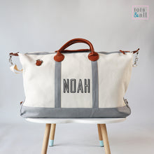 Load image into Gallery viewer, Personalised Weekender in Grey