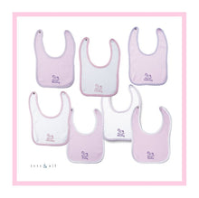 Load image into Gallery viewer, Days-of-the-Week Bib Set in Pink