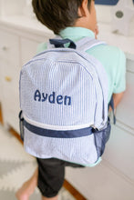 Load image into Gallery viewer, Personalised Toddler Backpack in Blue