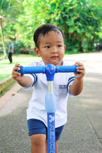 Load image into Gallery viewer, Personalised Stripe Tee & Shorts Set in Navy