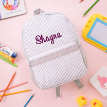 Load image into Gallery viewer, Personalised Toddler Backpack in Grey