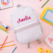 Load image into Gallery viewer, Personalised Toddler Backpack in Grey