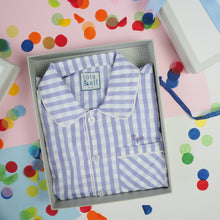 Load image into Gallery viewer, Purple Gingham Pyjamas Set
