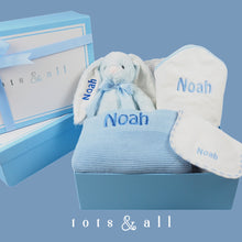 Load image into Gallery viewer, Grand Deluxe Tot Box in Knitted Blue