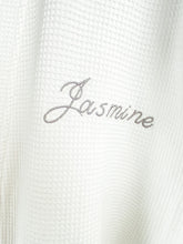 Load image into Gallery viewer, Personalised Adult Kimono Waffle Bathrobe