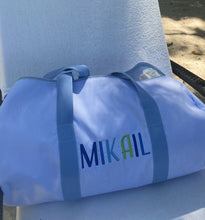 Load image into Gallery viewer, Personalised Tot Duffel in Blue