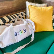 Load image into Gallery viewer, Personalised Tot Duffel in Grey