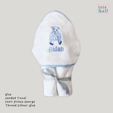 Load image into Gallery viewer, Personalised Bear Hooded Towel