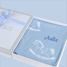 Load image into Gallery viewer, Helu Blanket in Blue